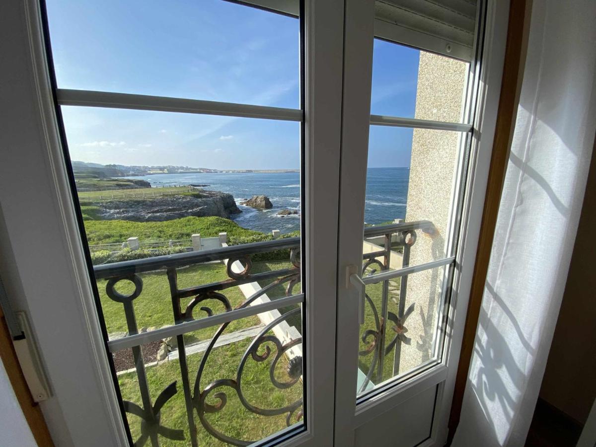 Chalet Pareado Con Jardin En 1ª Linea De Mar Villa Burela Luaran gambar