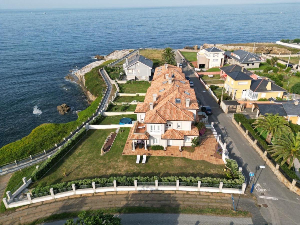 Chalet Pareado Con Jardin En 1ª Linea De Mar Villa Burela Luaran gambar